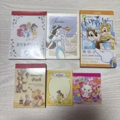 Disney メモ帳 セット