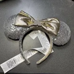 ディズニーランド　パリ　シンデレラ城カチューシャ　シルバースパンコール