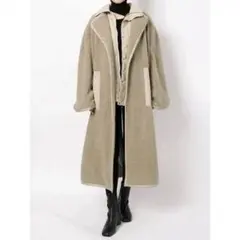 MURUA バックスリットボアコート　ボアコート　ロングコート　アウター