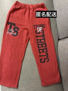 MARKEY'S スウェットパンツ 130 赤 9分丈 長ズボン