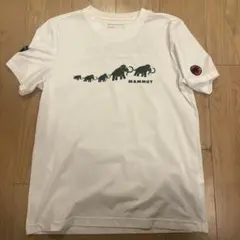 MAMMUT マンモスプリント Tシャツ ホワイト