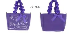 A4 ザッカマート フリルトートバッグ パープル 痛バ オタ活