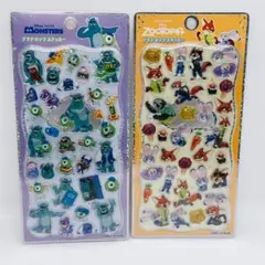 【新品未開封】モンスターズ・インク & ズートピア ステッカーセット