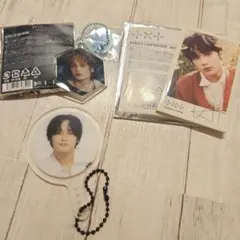 公式 txt ポップアップ ヒュニンカイ ピケット型 キーリング 缶バッジ