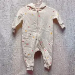 H&M フード付きロンパース 星柄 女の子　男の子