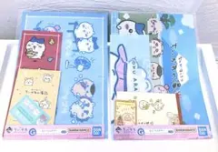 【2点セット】ちいかわ 一番くじ G賞 クリアファイル　ハチワレうさぎモモンガ