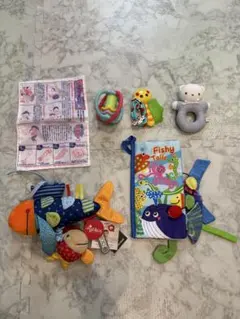 【未使用品あり】sigikid familiar ベビーおもちゃ布絵本6点セット