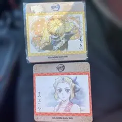 鬼滅の刃 ufotable 絵巻カフェ 4期 コースター 我妻善逸