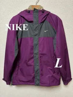 【NIKE】希少 ナイロンジャケット L パープルのサムネイル
