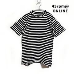 【45rpm フォーティーファイブ】オンライン限定 Tシャツ ボーダー 2のサムネイル