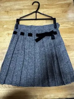 ★COMME CA ISM ★グレー • プリーツスカート 90サイズ