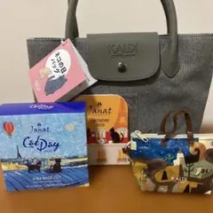 KALDI 猫の日バッグ他3点