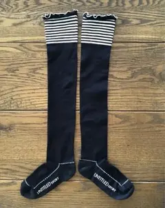 UNTITLED SPORT ニーハイソックス ボーダー フリルのサムネイル