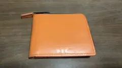 FTC 二つ折り財布 オレンジ レザー