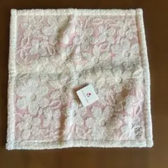 PRIVATE LABEL タオルハンカチ 花柄 ピンクのサムネイル