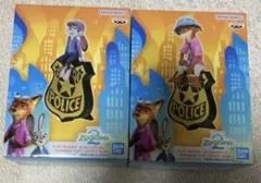 ズートピア　フィギュア　ニック　ジュディ