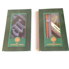 ANDREA RICCI　イタリア3点セット（ペン&ハンドタオル&ハンカチ）新品