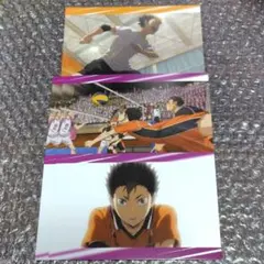 ハイキュー!!☆Happyくじ☆ポストカード☆烏野☆西谷夕５枚セット♪♪