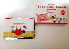 フラットミニポーチ　HELLO KITTY