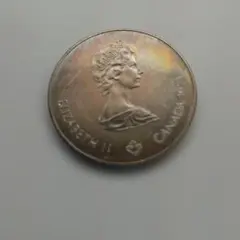 カナダ 1973年 エリザベス2世 5ドルコイン - メルカリ