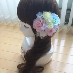 ラプンツェル髪飾り♡パステル