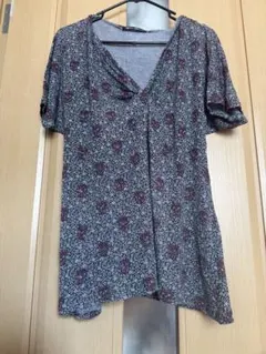 ヒステリックグラマースカルドクロ花柄カットソーのサムネイル