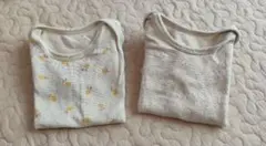 ユニクロ　ロンパース肌着2枚セット