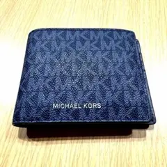 MICHAEL KORS ネイビー 二つ折り財布