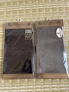 ストッキング　タイツ　ガーターレース柄　網タイツフィッシュネット　2足セット