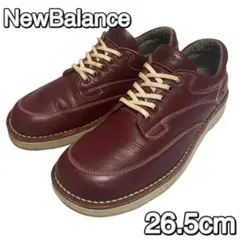 New Balance レザーシューズ バーガンディ 26.5cm　メンズ 革靴のサムネイル