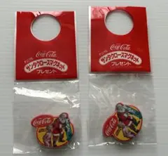 コカ・コーラ サンタクロースマグネット 2個セット 未開封