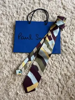 Paul Smith 폴 스미스 넥타이 멀티 컬러 총 무늬