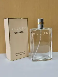 CHANEL シャネルアリュールオードトワレ100mlの空き瓶と飾り箱
