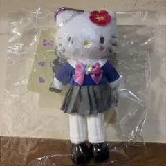 【激レア】 サンリオ ハローキティ ぬいぐるみマスコット 制服 白ギャル