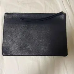 Hushtagハッシュタグレザー ブラック クラッチバッグ