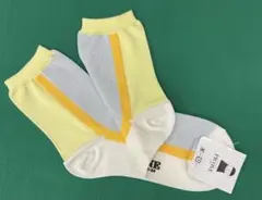 ピッコーネ　スタジオ　ソックス　黄色／シルバー　錦糸使用のサムネイル