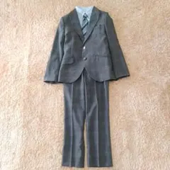 ③ヒロミチナカノ　パンツスーツ　150 セットアップ　チェック　子供　卒業式
