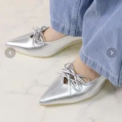 Libertydoll ダブルリボンVカットパンプス