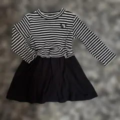 BeBe Petits Pois ストライプワンピース 110