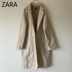 ZARA チェスターコート ソフトコート ベージュ 羽織　柔らか　上品　綺麗めのサムネイル
