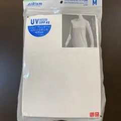 AIRism シルクブレンドUVカットクルーネックT M ホワイト