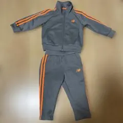 ニューバランス　new balance 上下セットジャージ 90グレー/オレンジ