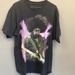 古着　ジミ・ヘンドリックス アートTシャツ ブラック