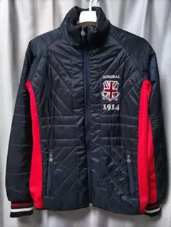 良品　アドミラルゴルフ　中綿 ジャケット ネイビー