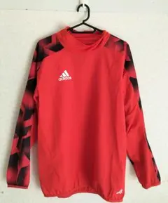adidas レッド ウィンドブレーカー Size 160