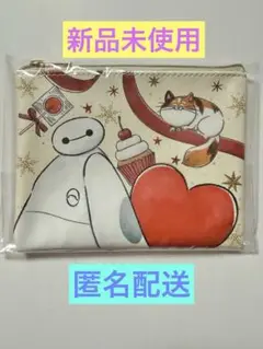新品未開封 ベイマックス＆モチ ミニポーチ ディズニーストア
