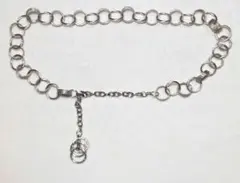 ヴィンテージ シルバー リング チェーンベルト