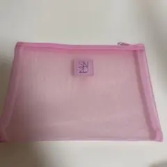 S2ND ピンク メッシュポーチ
