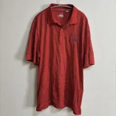 カッターアンドバック ボーダー ポロシャツ 半袖 レッド 赤 XL ゴルフのサムネイル