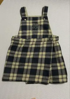 BONPASSY ジャンバースカート チェック柄